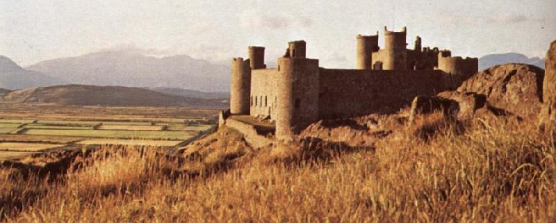 unknow artist Harlech Castle oil painting image